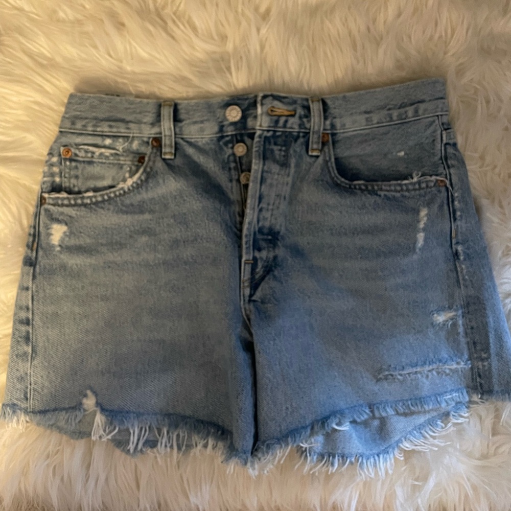 Agolde Long Loose Parker Shorts (Never worn).